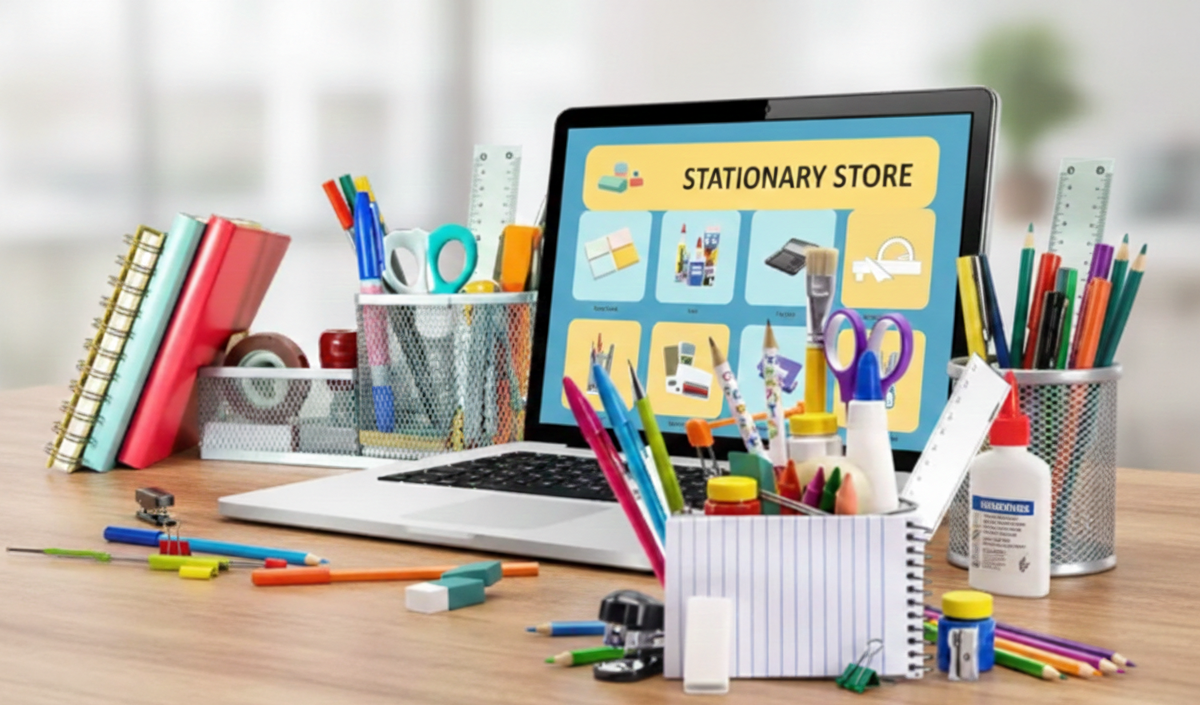 AutomateX.ai Stationery Store Management Software dashboard