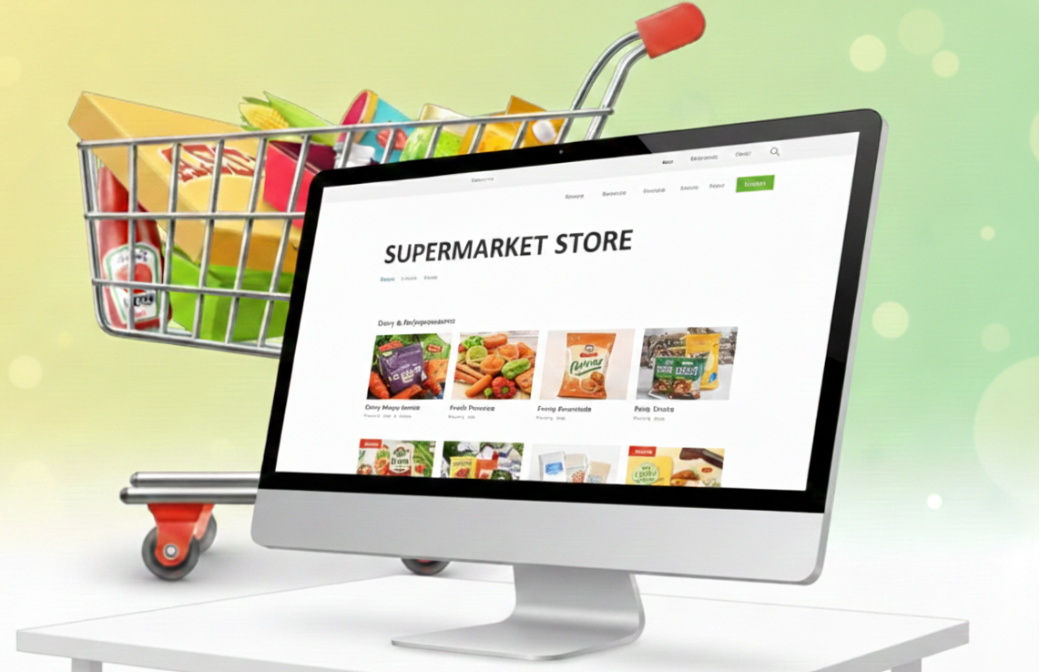 AutomateX.ai Supermarket Management Software dashboard