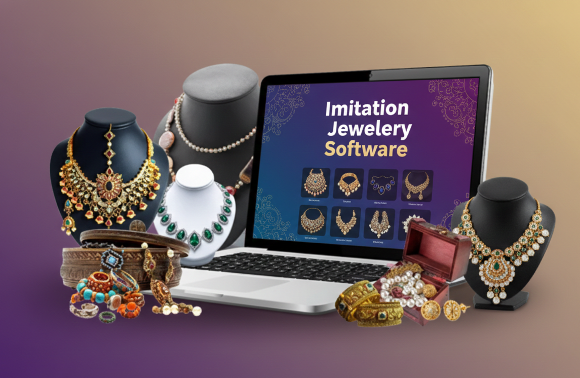 AutomateX.ai Imitation Jewellery Store Management Software dashboard